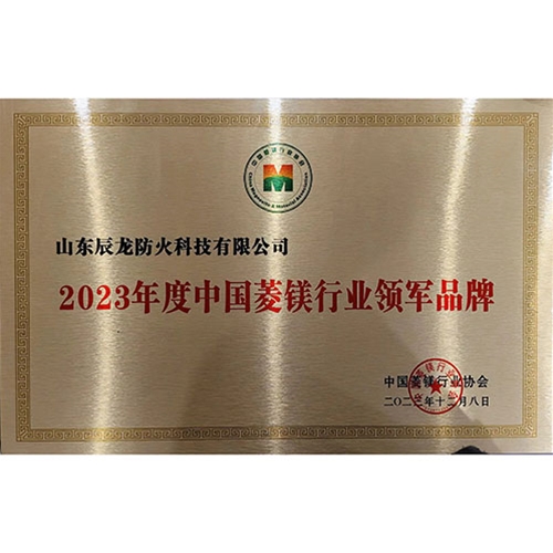 2023年度中國(guó)菱鎂行業(yè)領(lǐng)軍品牌